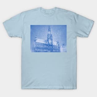 Belgium. Brussels. City Hall. Christmas. T-Shirt